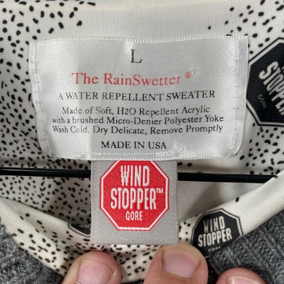 The Rainswetter VTG Men's L Gray Water/Wind Repellent Gore Golf Trail Camping - Picture 5 of 9